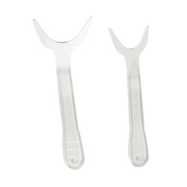 MIBICIRI 2 Pcs Dental Photography Retractors,Clear Orthodontic Lip Retractor (Large+Small)