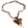 HZMAN Hawaiian Shark Teeth Resin Pendant - Adjustable Cord Surfer