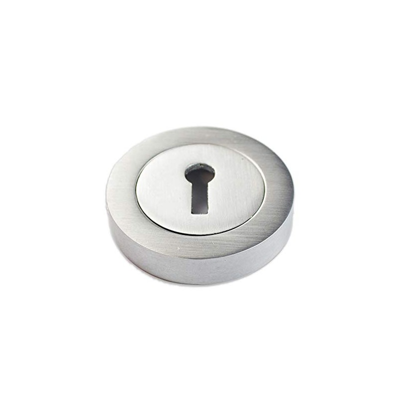 Vibe Key Hole Escutcheon Satin Chrome