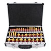 Newdeli 1/2" Shank Router Bit Set 35 Pcs Router Bits