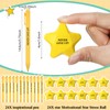 Meooeck 48 Pcs Motivational Star Stress Balls Inspirational Pens with