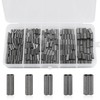 SHADDOCK 350pcs Fishing Double Barrel Crimping Sleeves Copper Connector Kit