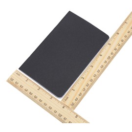 48 Pcs 5.5 Inch x 3.5 Inch Black Cover Pocket Notebook 32 Sheets (64 Pages) 8 mm Ruled Pages 70 Gsm Paper (Lined 48pcs)