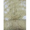 divastyletextiles Pale Yellow Wedding Prom Formal Beaded Lace Fabric -