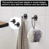 Pack of 2 Suction Cup Hooks, Suction Cup Hooks, Bathroom