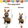 SVNVIOZ Large Easter Bunny Eggs Yard Signs, 8 PCS Bunny