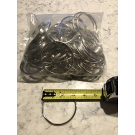 WHOLESALE LOT 70 KEY RINGS (3” Diameter) Split Ring Heavy Duty Ring