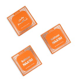 Arabiyat Oud Bakhoor Naaim 40g - Best Arabian بخور العود | Exotic Woody and Musky Scent | Bukhoor for Charcoal or Electric Incense Burner | Perfect for Prayer and Meditation 3 Pack