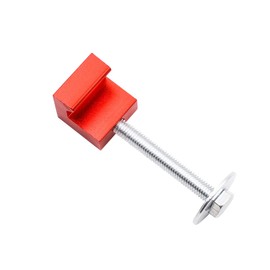 Helonge Car Truck Toolbox Mounting Kit, 2 Pack Tool Box Tie Down J Hook Crossover - Red