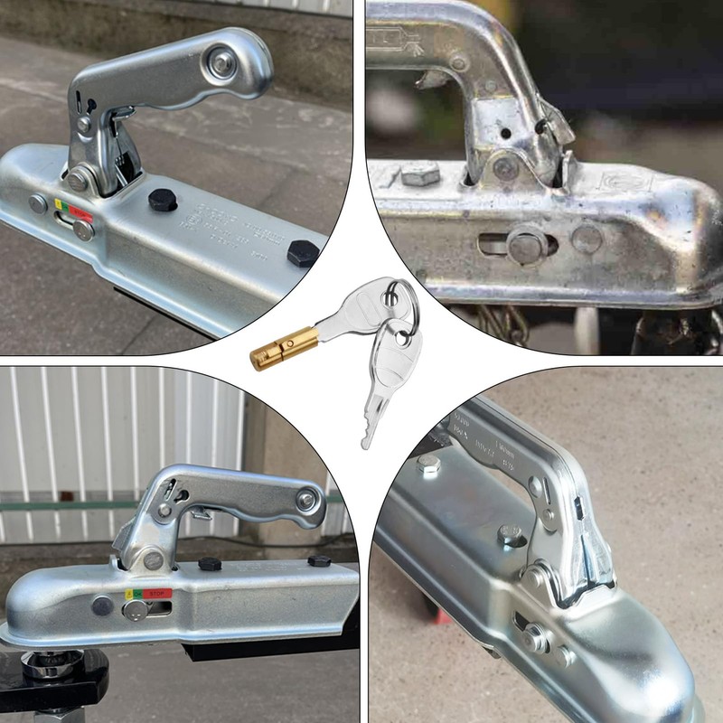 Batheidon 2 x 50mm Steel Coupler Locks Compatible with Earth,