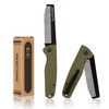 Folding Pocket Beard Comb for Men, G10 Handle, Folding &