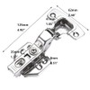 Bestgle Cabinet Door Hinges Automatic Hinges Soft Close Hinges Shock