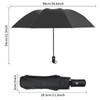 Rseuphiee Stormproof, Pocket Umbrella with Automatic Open/Close - Portable Foldable