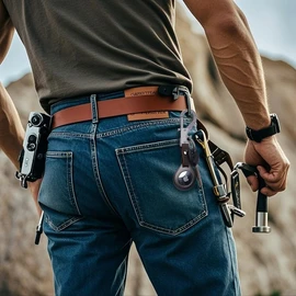 Pamovolio Titanium Keychain for Apple Airtags Metal Alloy case Bottle Opener Carabiner Lost Luggage Cat Dog Pets car Quick Release EDC Key Holder Accessories Finders GPS Ring