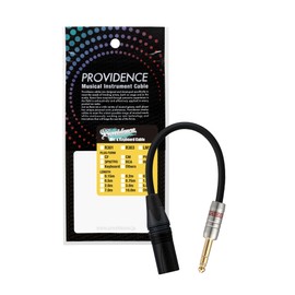 Providence R301 CM/3PH 20cm Microphone Cable (Cannon Male/Stereo Phone)