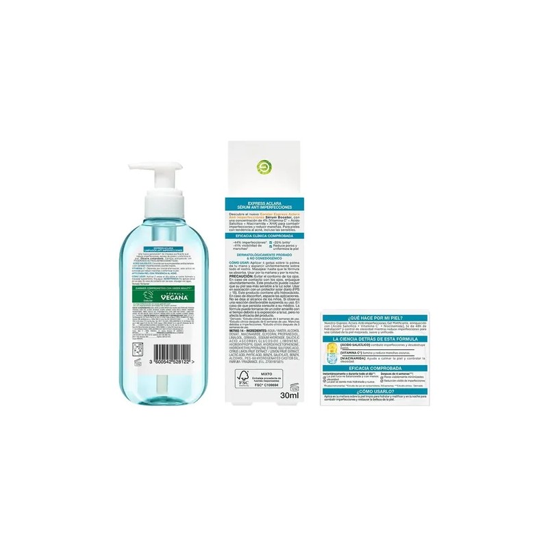 Kit Garnier Express Anti Imperfecciones Para Piel Grasa 3pzs