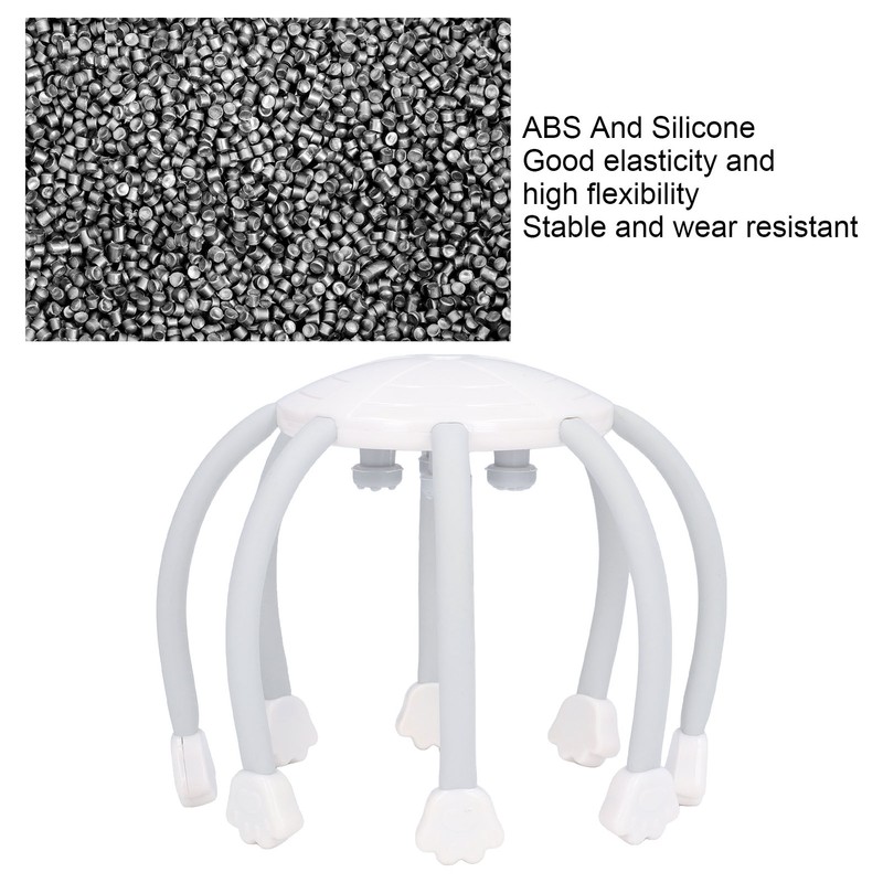 Electric Head Massager Rechargeable Ergonomic Stress Relief Relax Claw Scalp