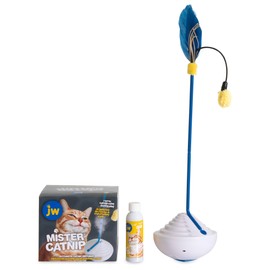 JW Catnip Mister Cat Toys, Blue