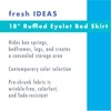 Fresh Ideas Eyelet Ruffled Bedskirt – Ruffled Bedding with Gathered