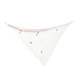 CORHAD Fishing Net Wall Hanging Decorative Fish Net Nautical Themed Decor Mediterranean Style 1x2m Wall Art