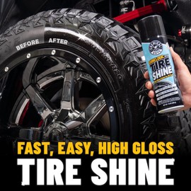 Chemical Guys Shine Logic Tire Shine 128 oz: Premium High-Gloss Tire Dressing for Deep Black Shine; Restores Faded Rubber; Enhances Appearance; Protects Against Fading and Cracking
