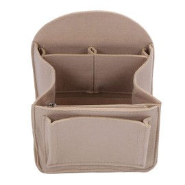 Plmvhpb Felt Backpack Insert Organiser Storage Bag Universal Bag in Bag Men Women Shoulder Handbag Organiser (Dark Khaki)