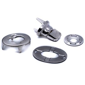 Turnbutton Fastener Cloth to Cloth kit Eyelet, Bases, Studs for Boat Canopy Canvas Cover Twist Fastener …