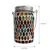 Outdoor Solar Lantern Lights Decorative Mosaic Jar Hanging Lantern Pathway