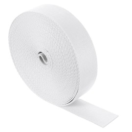 sourcing map 10 Yards Nylon Webbing Strap, 1 3/8-inch(38mm) Flat Webbing Straps Nylon Heavy Duty Webbing Strap for Luggage Strap Backpack Repairing DIY Crafting, White