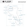 FLEOR 4Ply Aged Pearl TL Pickguard Guitar Pick Guard Plate