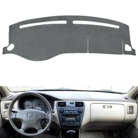 Yiz Dash Cover Mat Custom Fit for Honda Accord Dashboard Cover Cap Pad Carpet Protector J259 (Darkgray)