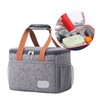 Insulated Lunch Bag Large Capacity Waterproof Portable Bento Bag with