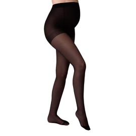 Giulia 100 Denier Maternity Tights for Pregnant Mother, Colour: Black, Size: M, 100 denier black