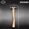 Dead On Tools-23oz Milled Face California Framing Hammer,(DOHFH23M17C)