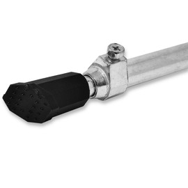 S.T.S. Bicycle Side Stand 330mm Universal Bracket Aluminium Bicycle Bicycle Stand for 20 to 29 Inch Bicycle Shortenable Sturdy and Rustproof Rubber Feet Non-Slip