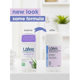 Lafe's Natural Deodorant | 2.25oz Aluminum Free Natural Deodorant Stick for Women & Men | Paraben Free & Baking Soda Free with 24-Hour Protection (Lavender and Aloe, 2.25 Ounce (3-Pack))