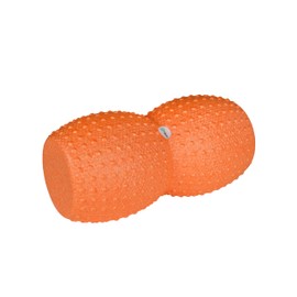 relexa relexa Peanut Fascia Roller 17 x 33.5 cm Fascia Roller for the Back with Cut-Out on the Spine and Massage Pressure Points for Blood Circulation (Orange)