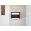 Architectural Mailboxes Mailsafe Aluminum, Locking, Wall Mount Mailbox, MSK00BAM, Black,