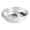 Pentole Agnelli Family Cooking Aluminium Konische Kuchenform mit Ring, Silber/schwarz,