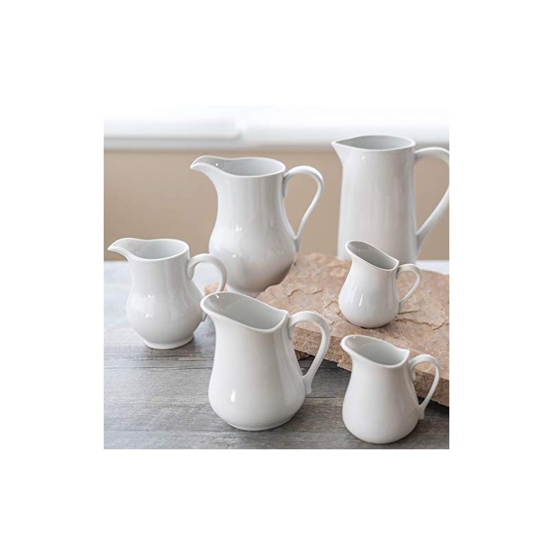 BIA Cordon Bleu Porcelain Serving Pitchers, One Size, White (902065S1SIOC)