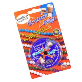 Pepperell Stretch Magic Bead Jewelry Elastic Cord String Line | Clear Pearl Black | 5M 25M 100M | 0.5mm 0.6mm 0.7mm 0.8mm 1mm Diameters
