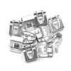 sourcing map 10 pieces metal holder retaining clips for dashboard