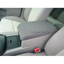 Car Console Covers Plus Made in USA fits Nissan Sentra 2008-2019 Neoprene Center Armrest Cover for Center Console Lid Dark Gray