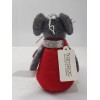 Transpac Christmas Plush Roly Poly Mouse NWT