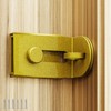 Sliding Door Lock, 90 Degree Door Hasp Latch Lock, Stainless