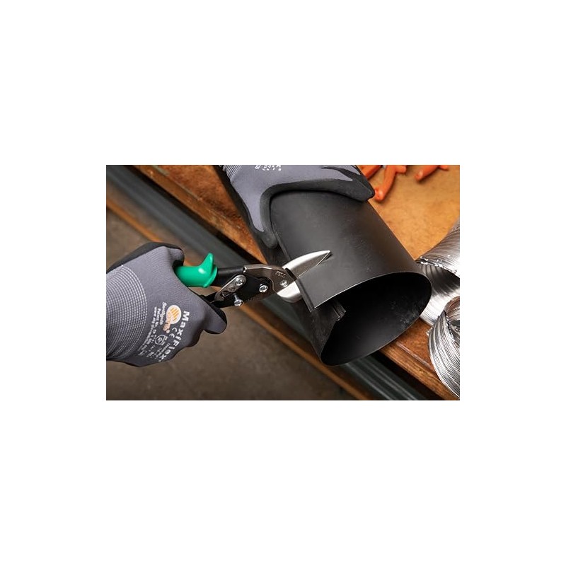 Wiss M7R 9 1/4" Metalmaster Offset Snips, Cuts Straight to
