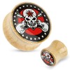 Coolbodyart Saddle Plug Rock Star Rebel Maple 8 Mm –