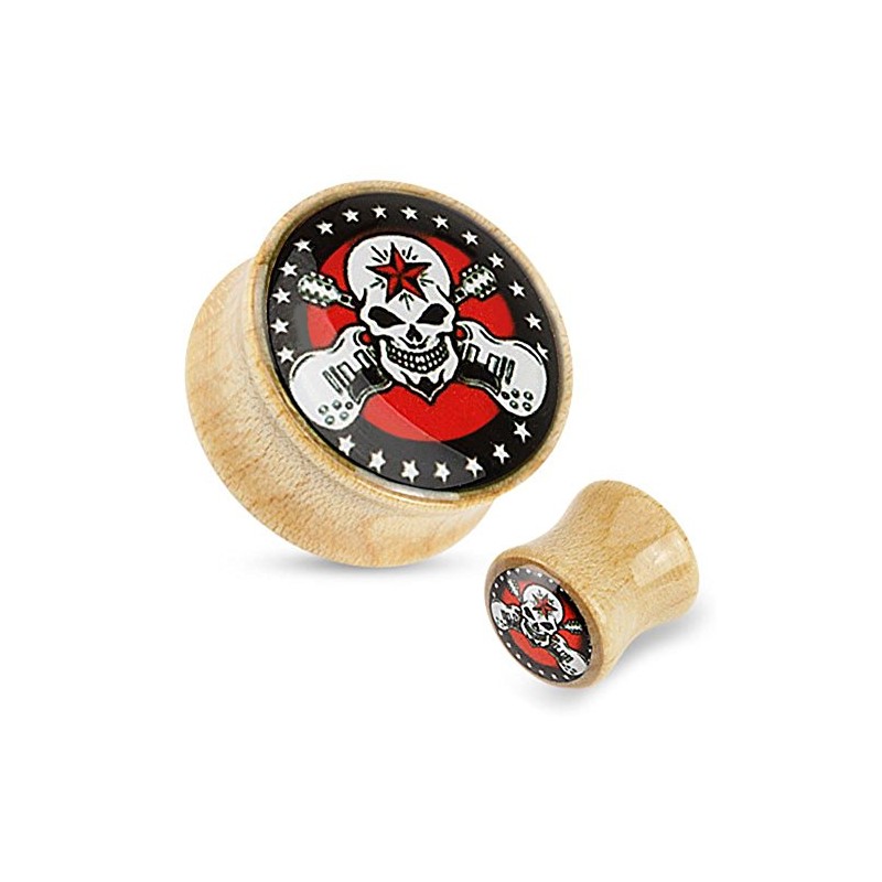 Coolbodyart Saddle Plug Rock Star Rebel Maple 8 Mm –