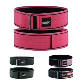 Mexstrength Self-Locking Nylon Weight Lifting Belt - Premium Weightlifting Belt for Serious Functional Fitness and Olympic Lifting Athletes - Lifting Support for Men and Women - Deadlift Training Belt