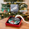 Our First Christmas Together Ornament 2026, Red Truck Crystal Glass